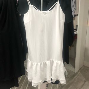 BCBGeneration White Spaghetti Strap Summer Dress NWT